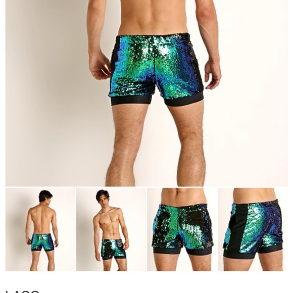 NWT LASC transformer sequinned sparkle trunks - Picture 7 of 7